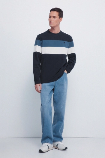 Футболка з довгим рукавом та вставками