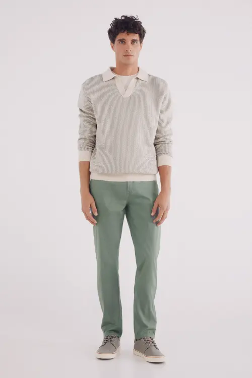 Брюки Slim fit с 5 карманами
