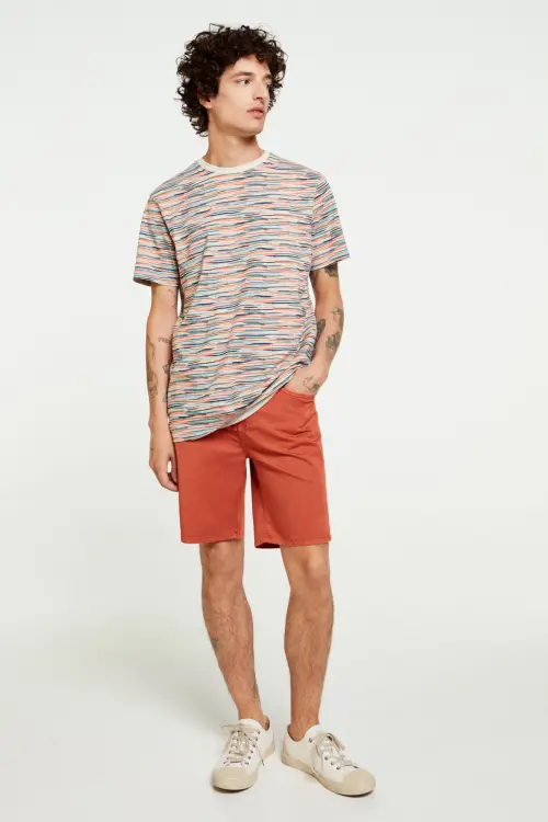 Легкі шорти-бермуди Slim Fit із 5 кишенями