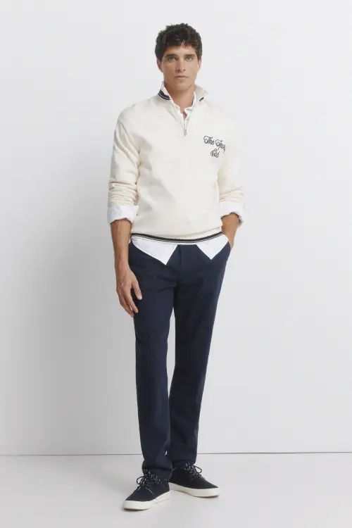 Штани чінос з вельвету крою slim fit