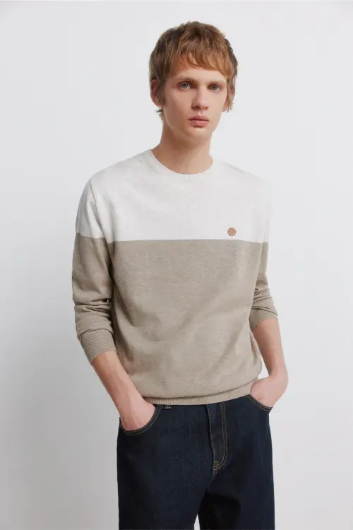 Базовий джемпер Color Block