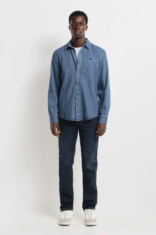 Темно-сині джинси slim fit