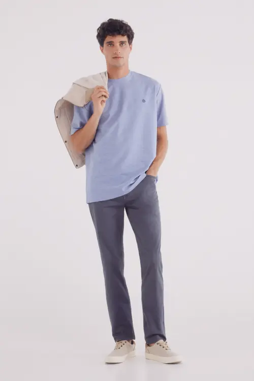 Штани Slim fit з 5 кишенями