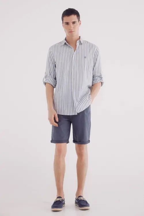 Шорти-бермуди slim fit
