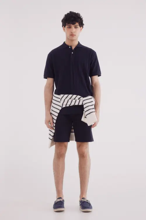 Шорты-бермуды slim fit