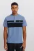 Поло з піке зі стоячим коміром slim fit