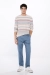 Брюки-чинос с микропринтом Slim fit